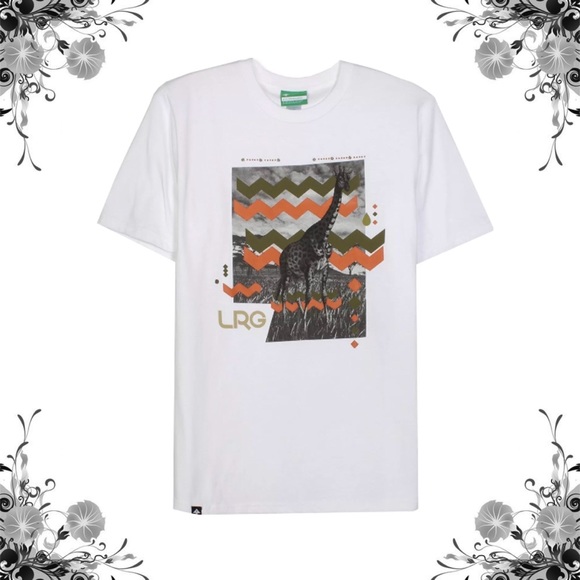 {LRG} Giraffe Print 100% Cotton Tee - Picture 5 of 6